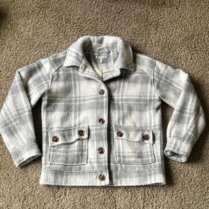 Maurices Plaid Shacket Coat size XS